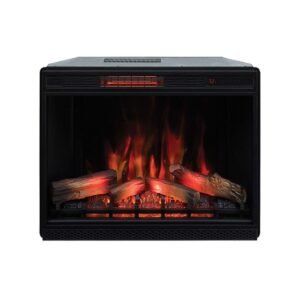 33" 3D Infrared Electric Fireplace Insert