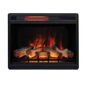 28" 3D Infrared Electric Fireplace Insert